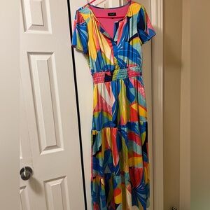 Tahari Multicolor Maxi Dress